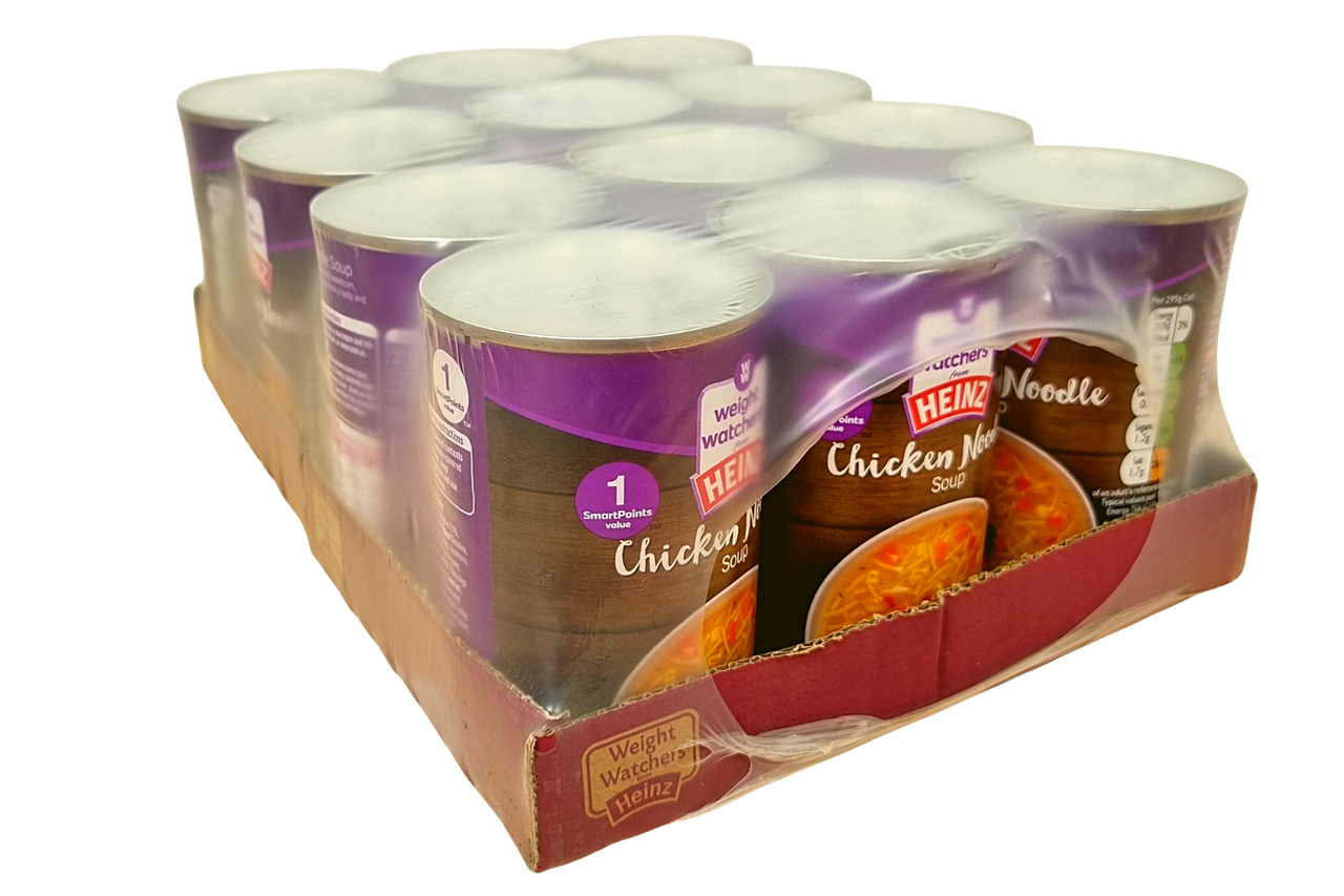 Case of Heinz Weight Watchers Chicken Noodle Soup 12 x 295g